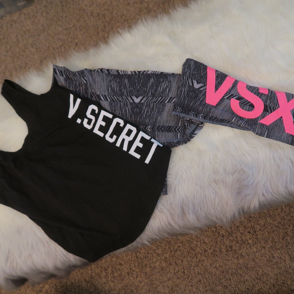 Victoria Secret Knockout leggings and top